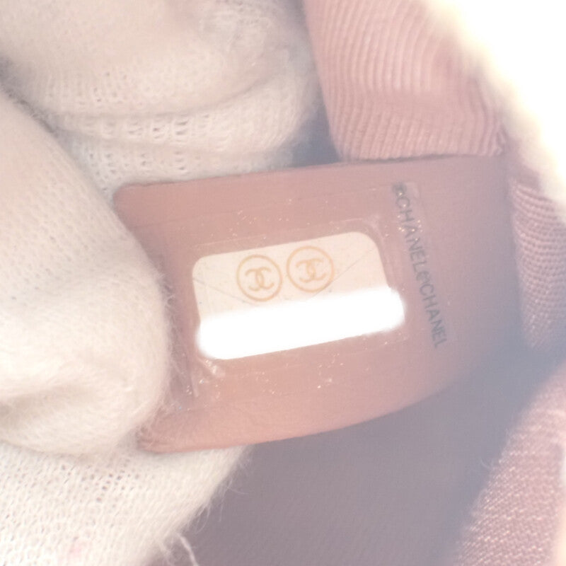 シャネル CHANEL ヴァニティケース A57905-Y83940 2WAYバッグ ラムスキン ピンク ゴールド金具 レディース【中古】【ABランク】