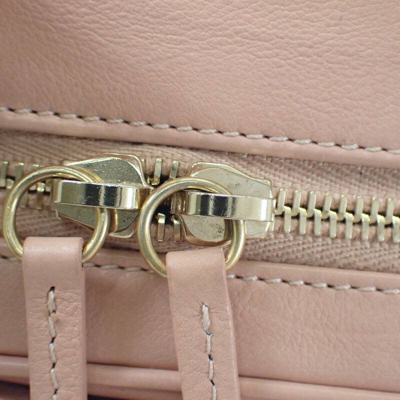 シャネル CHANEL ヴァニティケース A57905-Y83940 2WAYバッグ ラムスキン ピンク ゴールド金具 レディース【中古】【ABランク】