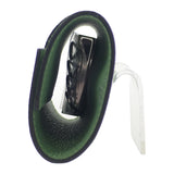 エルメス HERMES ベアン キーケース ヴォーエプソン ヴェールクリケット グリーン シルバー金具 レディース【中古】【SAランク】