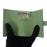 エルメス HERMES ベアン キーケース ヴォーエプソン ヴェールクリケット グリーン シルバー金具 レディース【中古】【SAランク】