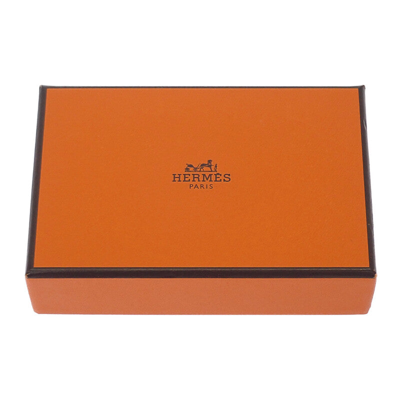 エルメス HERMES ベアン キーケース ヴォーエプソン ヴェールクリケット グリーン シルバー金具 レディース【中古】【SAランク】