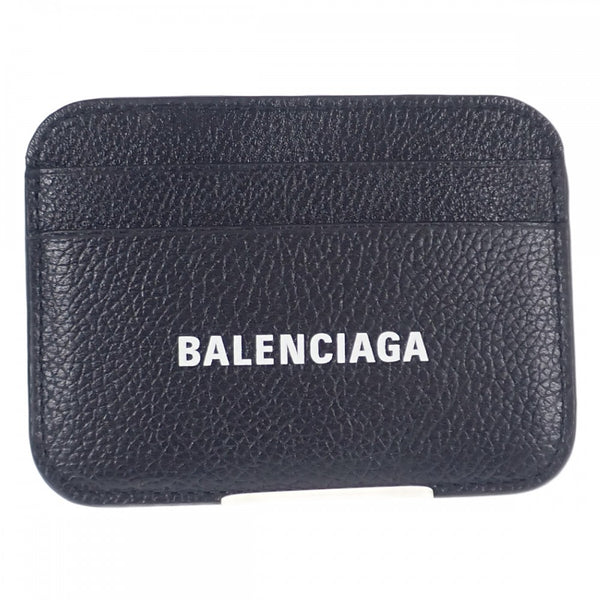 【Sランク】バレンシアガ BALENCIAGA CASH CARD HOLDER キャッシュカードホルダー 5938121IZIM1090 カードケース カーフ ブラック レディース【ISEYA】