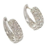 【中古】 デザインジュエリー  ピアス K18ホワイトゴールド ブラウンダイヤモンド ダイヤモンド レディース【Aランク】