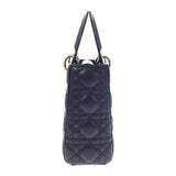 ディオール Dior レディディオール My ABC Dior M0538OCAL_M900 2WAYバッグ ハンドバッグ ショルダーバッグ ラムスキン ブラック ゴールド金具 レディース【中古】【ABランク】