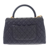 シャネル CHANEL ココハンドル29 トップハンドル ラージ A92991B0506894305 2WAYバッグ ハンドバッグ ショルダーバッグ キャビアスキン ブラック ゴールド金具 レディース【中古】【Aランク】