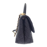 シャネル CHANEL ココハンドル29 トップハンドル ラージ A92991B0506894305 2WAYバッグ ハンドバッグ ショルダーバッグ キャビアスキン ブラック ゴールド金具 レディース【中古】【Aランク】