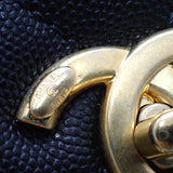 シャネル CHANEL ココハンドル29 トップハンドル ラージ A92991B0506894305 2WAYバッグ ハンドバッグ ショルダーバッグ キャビアスキン ブラック ゴールド金具 レディース【中古】【Aランク】