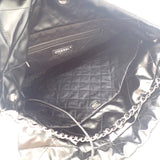 シャネル CHANEL 22 スモール AS3260B1905794305 ハンドバッグ シャイニーカーフスキン ブラック シルバー金具 レディース【中古】【SAランク】