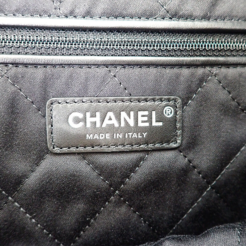 シャネル CHANEL 22 スモール AS3260B1905794305 ハンドバッグ シャイニーカーフスキン ブラック シルバー金具 レディース【中古】【SAランク】