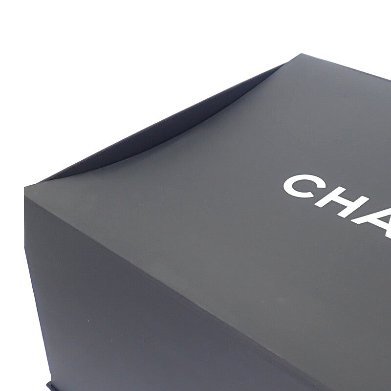 シャネル CHANEL ドーヴィルGM ラージ A66941 2WAYバッグ ショルダーバッグ ラフィア レザー ネイビー ゴールド金具 レディース【中古】【Aランク】