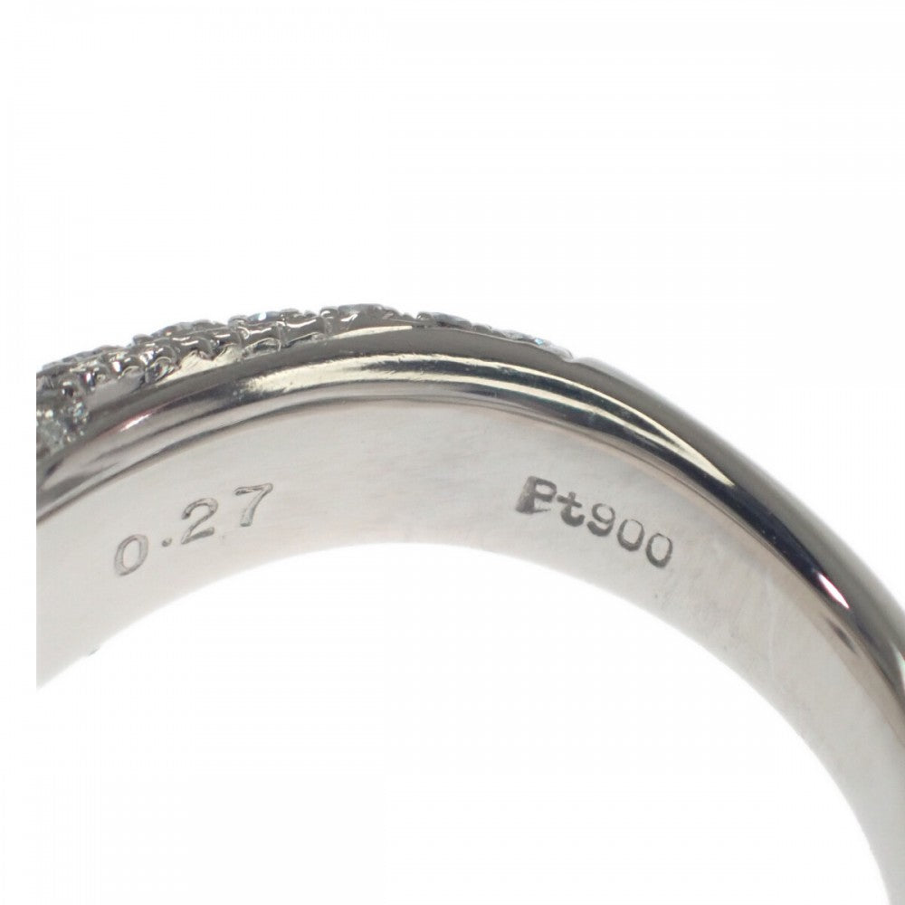 【中古】 デザインジュエリー リング Pt900プラチナ ダイヤモンド ダイヤモンド レディース【Aランク】