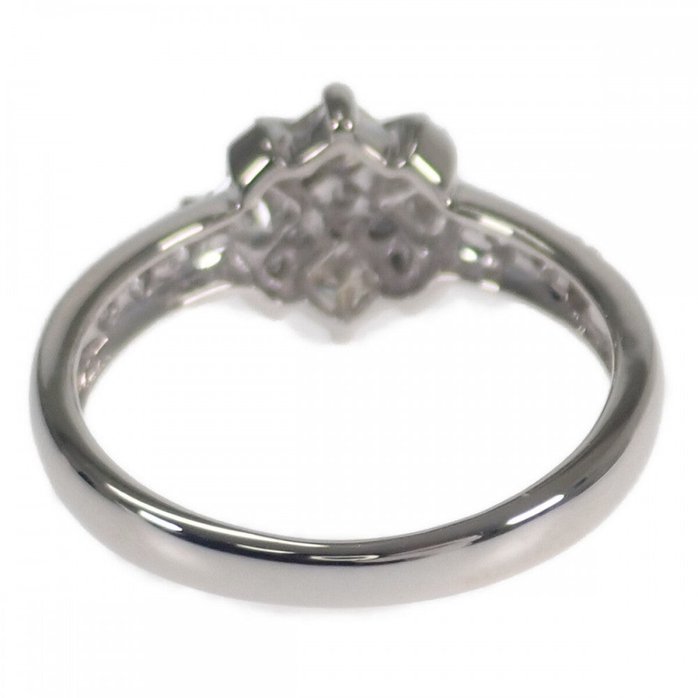 デザイン ジュエリー 11号 リング Pt900プラチナ ダイヤモンド レディース【中古】【Aランク】