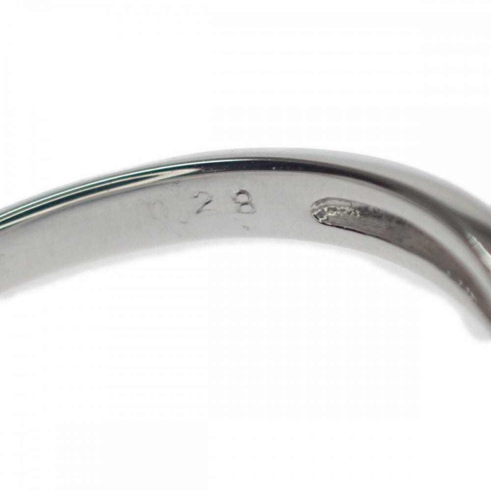 デザイン ジュエリー ハートパヴェ 11号 リング K18ホワイトゴールド ダイヤモンド レディース【中古】【Aランク】