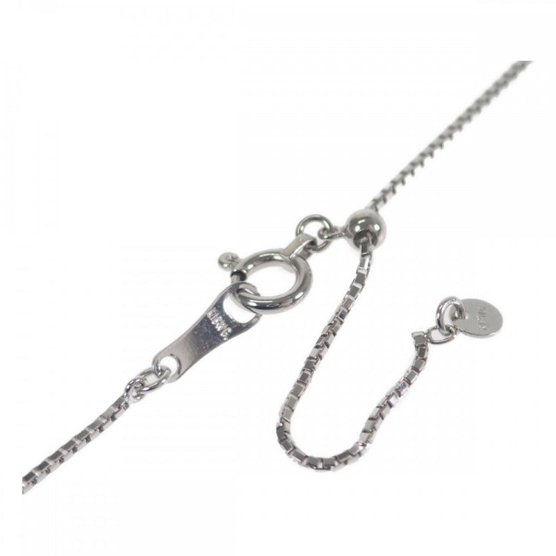 【中古】 クロス デザイン ジュエリー ネックレス K18ホワイトゴールド ダイヤモンド レディース【Aランク】