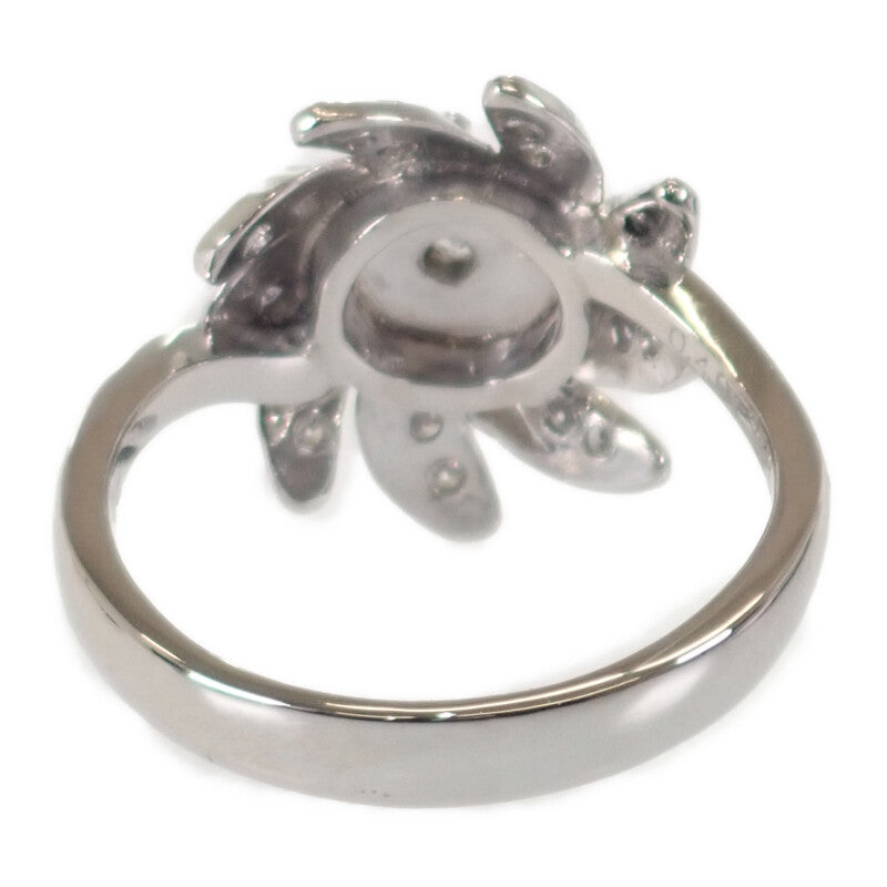 デザインジュエリー 16号 リング Pt900プラチナ ダイヤモンド レディース【中古】【Aランク】