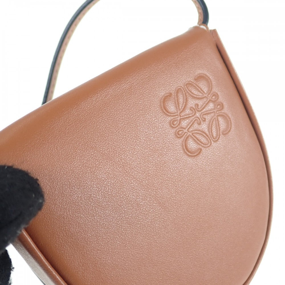 ロエベ LOEWE ヒールポーチ ミニ 109.54.T15 ポーチ カーフ タン