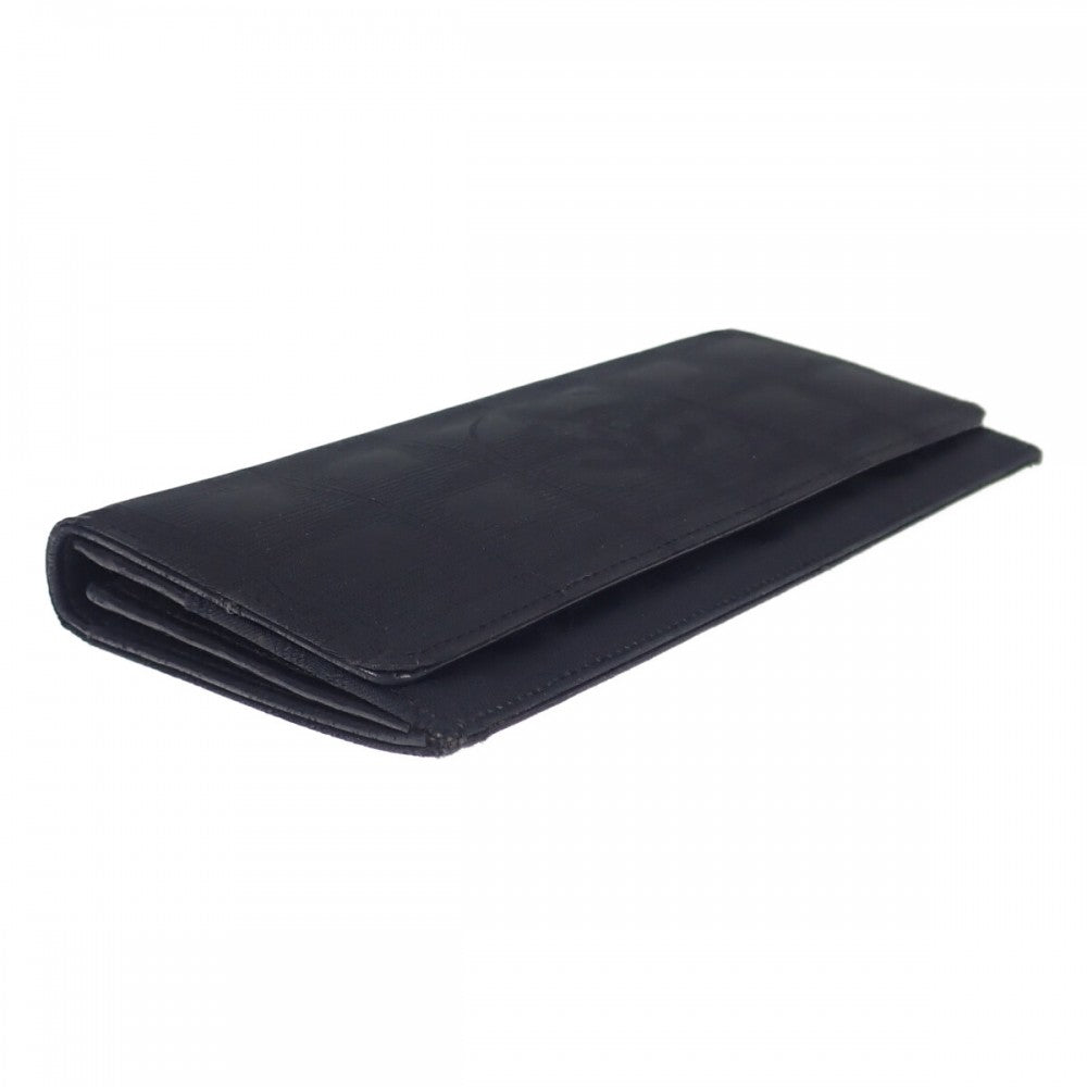 シャネル CHANEL ニュートラベルライン A15788 長財布 ナイロン レザー ブラック レディース【中古】【ABランク】