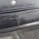 【ABランク】シャネル CHANEL ニュートラベルライン A15788 長財布 ナイロン レザー ブラック レディース【ISEYA】