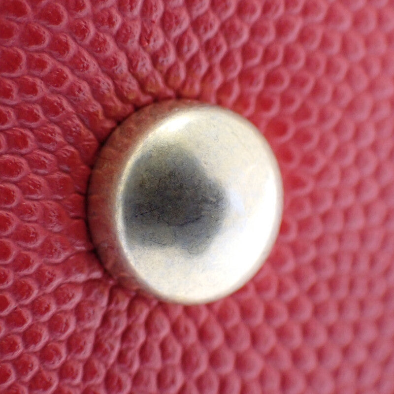 シャネル CHANEL ココハンドルXS A92990 ショルダーバッグ キャビアスキン レッド ゴールド金具 レディース【中古】【ABランク】