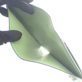 エルメス HERMES ベアンコンパクト 二つ折り財布 ヴォーエプソン グリーン シルバー金具 レディース メンズ【中古】【Aランク】