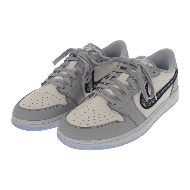 ディオール Dior Dior ディオール ナイキ NIKE 1 LOW OG エアジョーダン ワン ロー 世界8500足 限定 CN8608-002 スニーカー ブラック グレー ホワイト 27.0cm メンズ【中古】【Sランク】