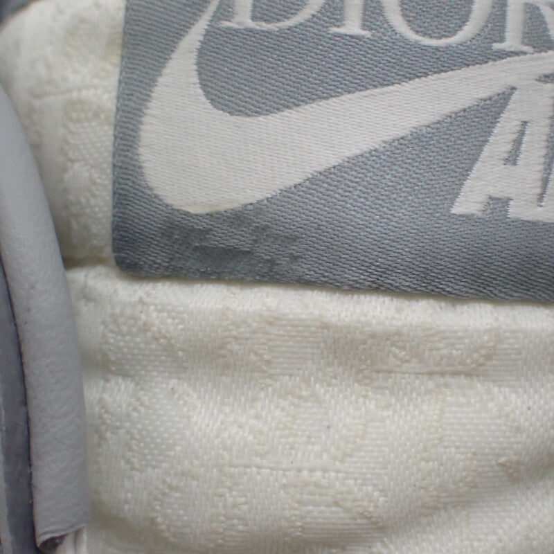 ディオール Dior Dior ディオール ナイキ NIKE 1 LOW OG エアジョーダン ワン ロー 世界8500足 限定 CN8608-002 スニーカー ブラック グレー ホワイト 27.0cm メンズ【中古】【Sランク】