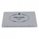 プラダ PRADA カナパ ヤシの木柄 ミニ 1BG439 2WAYバッグ ハンドバッグ  ショルダーバッグ コットン イエロー ゴールド金具 レディース【中古】【ABランク】