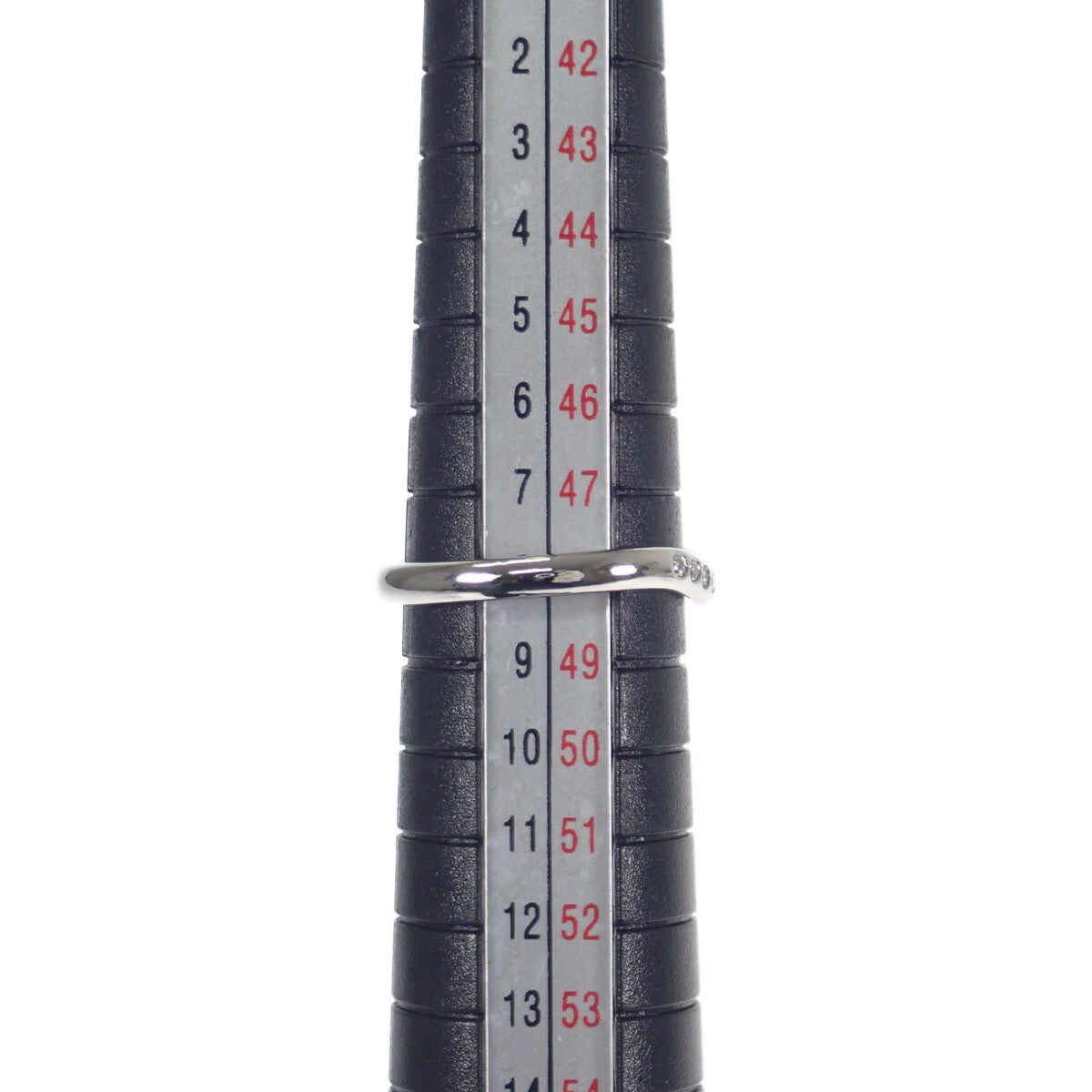 ティファニー TIFFANY&Co. カーブドバンド 8号 リング Pt950プラチナ ダイヤモンド レディース【中古】【Aランク】