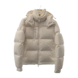 【Aランク】モンクレール MONCLER TARENTAISE ロゴ ショート丈 H20911A00211 596CD ダウンジャケット ナイロン ホワイト 2 メンズ【ISEYA】