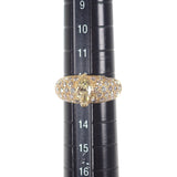 デザイン ジュエリー マーキスカット リング K18イエローゴールド 13号 ダイヤモンド ダイヤモンド レディース【中古】【Aランク】