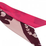 エルメス HERMES シュシュ ベッラ ヘアアクセサリー シルク パープル ホワイト ピンク レディース【中古】【Aランク】