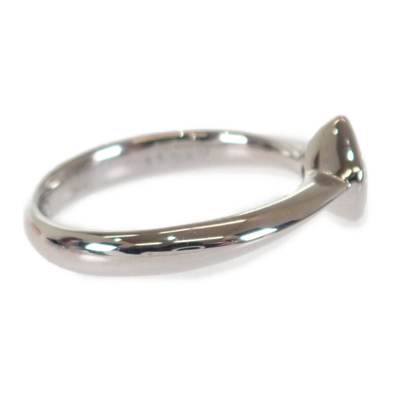 デザイン ジュエリー ミステリーセッティング リング Pt900プラチナ 11号 ダイヤモンド レディース【中古】【Aランク】