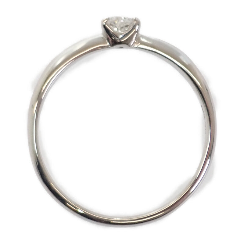 K18WG デザインジュエリー ハートシェイプ リング K18ホワイトゴールド 10号 ダイヤモンド レディース【中古】【Aランク】