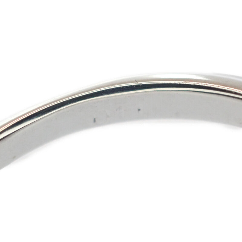 K18WG デザインジュエリー ハートシェイプ リング K18ホワイトゴールド 10号 ダイヤモンド レディース【中古】【Aランク】