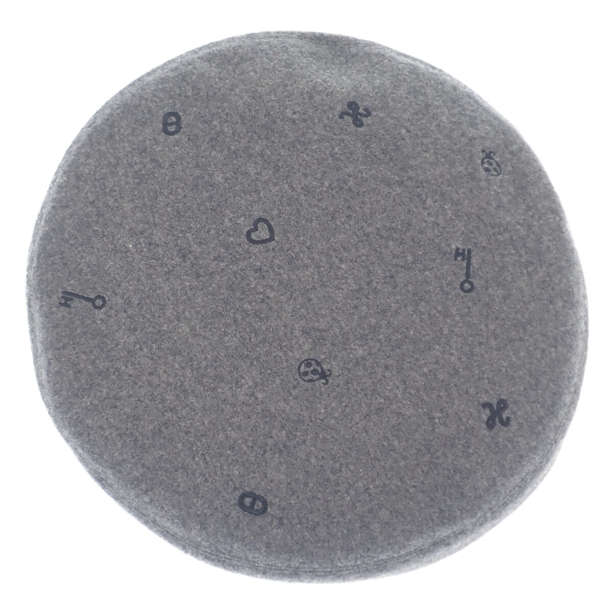 エルメス　黒のカシミヤ　ベレー帽 HERMES エルメス ベレー帽 ブラック カシミア 57サイズ 【472】 の購入