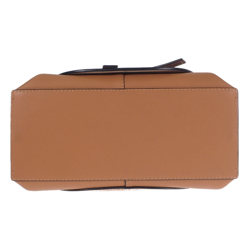 ロエベ LOEWE ゲートトップハンドルバッグS 321.12.U61 2WAYバッグ ハンドバッグ カーフ ライトキャラメル ピーカンカラー レディース【中古】【Aランク】