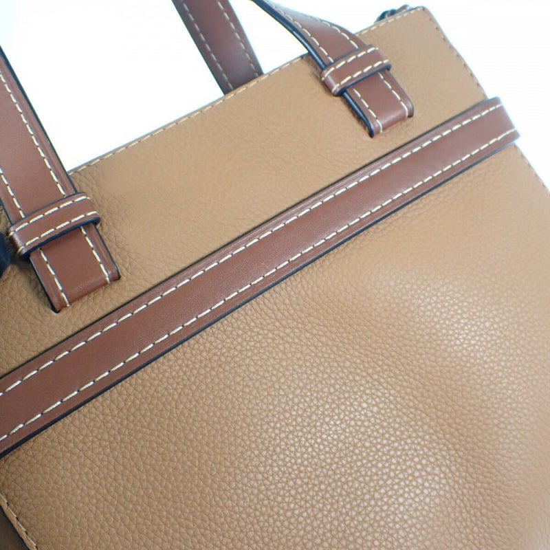 【SAランク】ロエベ LOEWE ゲートトップハンドルバッグS 321.12.U61 ショルダーバッグ ２WAYバッグ カーフ ライトキャラメル ピーカンカラー オープン レディース【ISEYA】