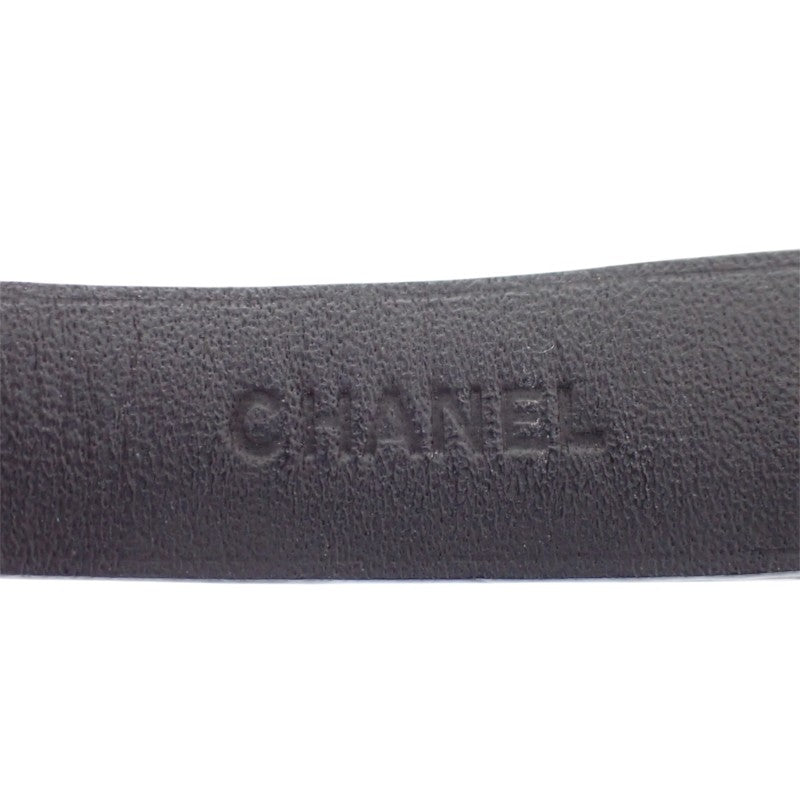 シャネル CHANEL ボーイフレンド H4883 腕時計 ダイヤモンド ステンレススチール レザー クオーツ ブラック文字盤 レディース【中古】【Aランク】