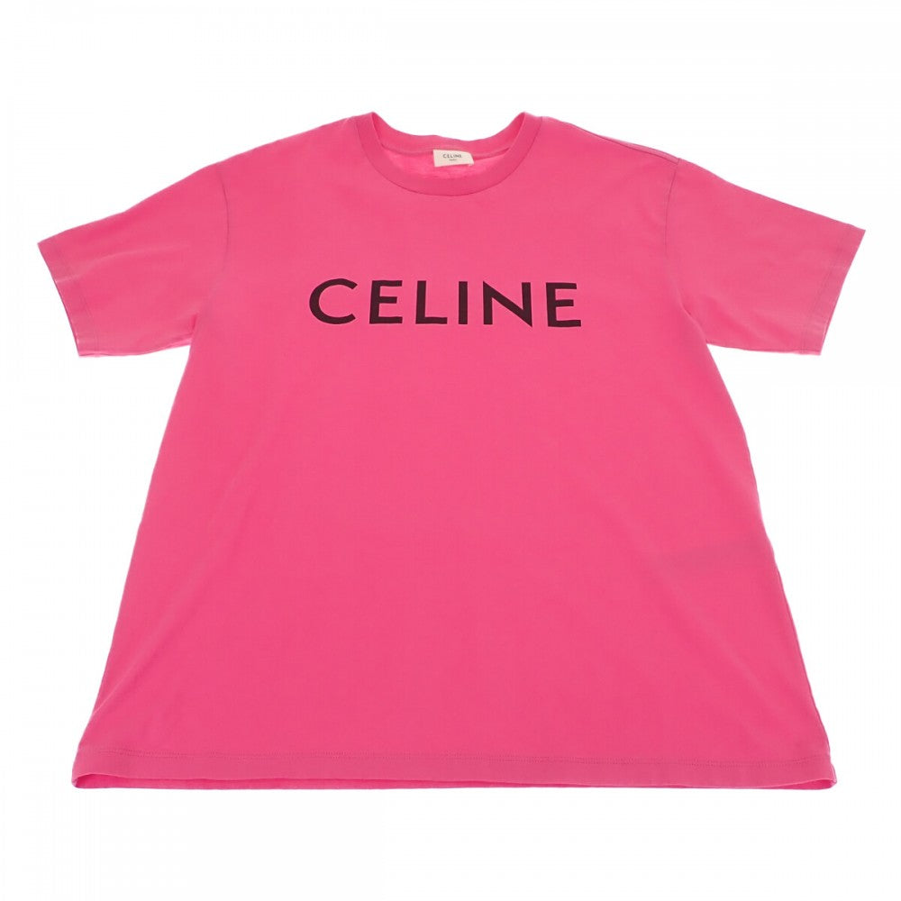 Aランク】セリーヌ CELINE プリントルーズ 2X681671Q.24CB 半袖Ｔシャツ コットン ラズベリーピンク S レディース  【中古ブランド品通販ISEYA】