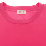 【Aランク】セリーヌ CELINE プリントルーズ 2X681671Q.24CB 半袖Ｔシャツ コットン ラズベリーピンク S レディース 【ISEYA】