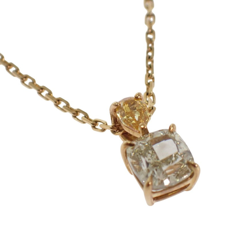 デザイン ジュエリー クッション モディファイド ネックレス K18イエローゴールド レディース【中古】【Aランク】