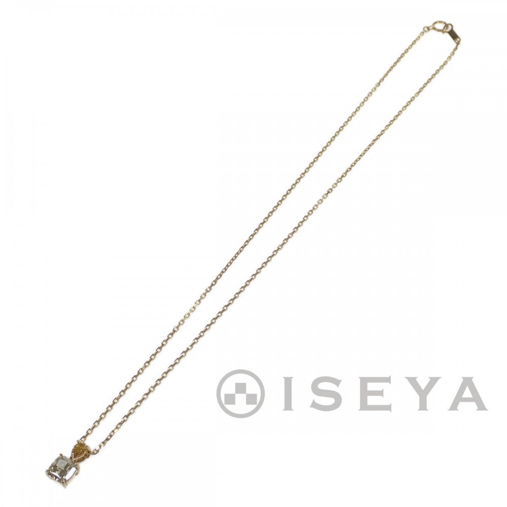 デザイン ジュエリー クッション モディファイド ネックレス K18イエローゴールド レディース【中古】【Aランク】