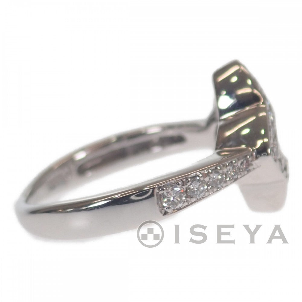 【中古】 デザインジュエリー リング Pt900プラチナ ダイヤモンド ダイヤモンド レディース【Aランク】