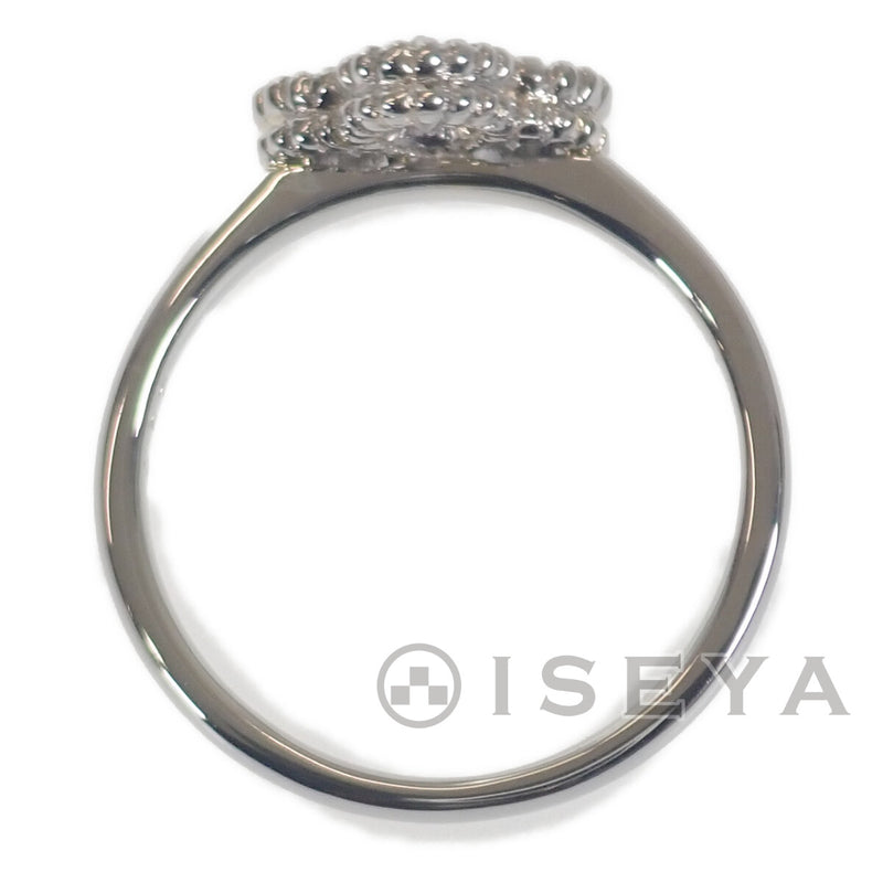 四つ葉のクローバー デザインリング 指輪 Pt900 ダイヤモンド0.57ct サイズ棒約12号 レディース ジュエリー アクセサリー【ISEYA】