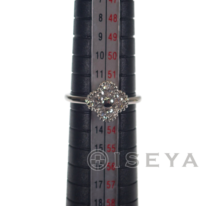 四つ葉のクローバー デザインリング 指輪 Pt900 ダイヤモンド0.57ct 