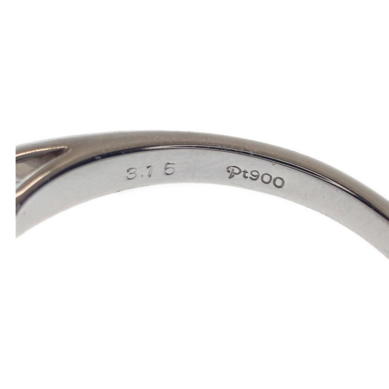 【Aランク】Pt900 デザイン リング 指輪 ロードライトガーネット 3.15ct ダイヤモンド 0.40ct ゲージ棒約15号 ジュエリー アクセサリー【ISEYA】