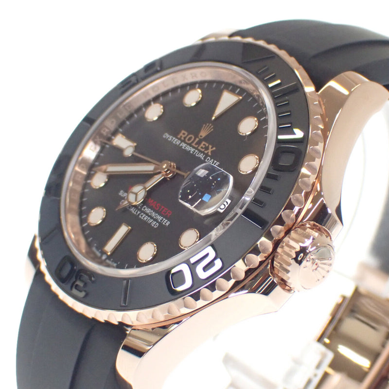 ROLEX ロレックス ヨットマスター 40 メンズ 腕時計 126655 エバーローズゴールド ラバーベルト ブラック文字盤【ISEYA】