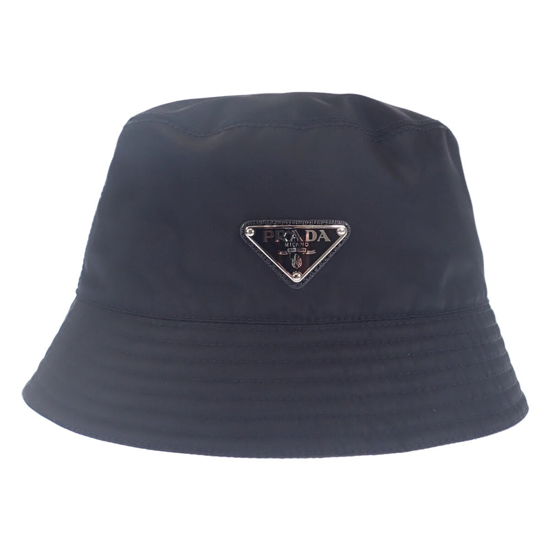 PRADA 帽子 バケットハット ナイロン ブラック 1HC137 2DMI