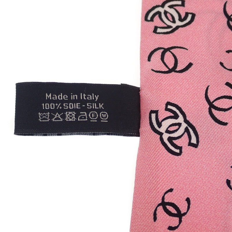 ヘアバンド スカーフ AA8947 B10437 NM831 シルク100% ピンク＆ブラック レディース ファッション小物【ISEYA】
