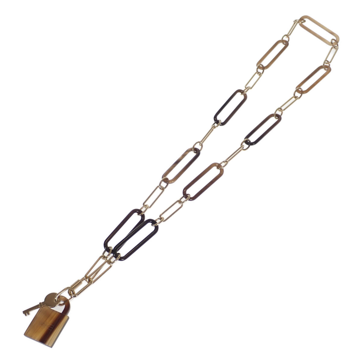 エルメス HERMES アミュレット パドロックGM ネックレス バッファロー